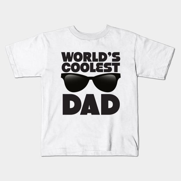 Worlds Coolest Dad Kids T-Shirt by nickemporium1